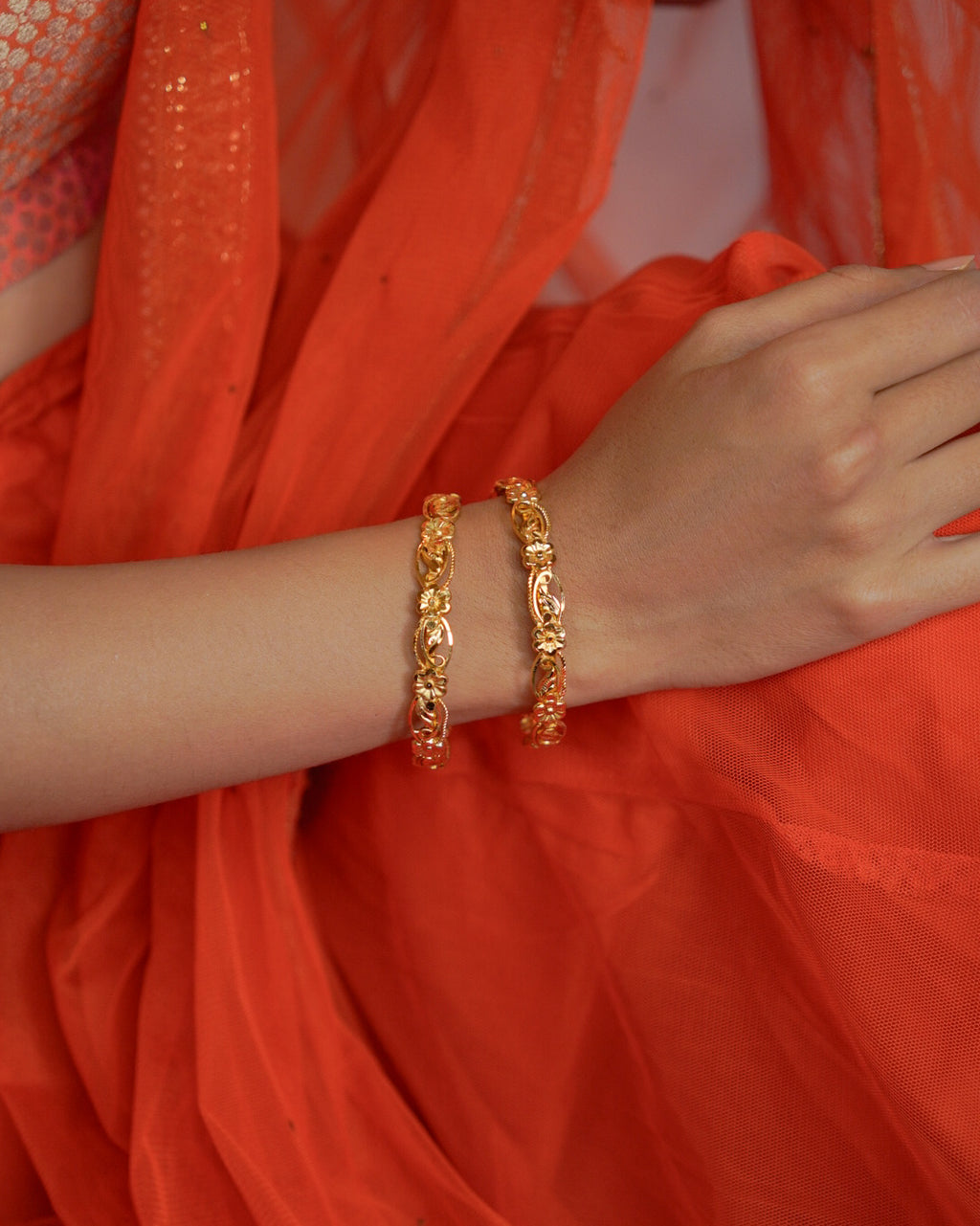 ORO-Gold Churi Bangles