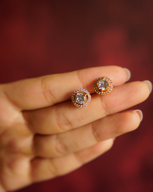 ORO-Gorgeous Bloom Diamond Earrings