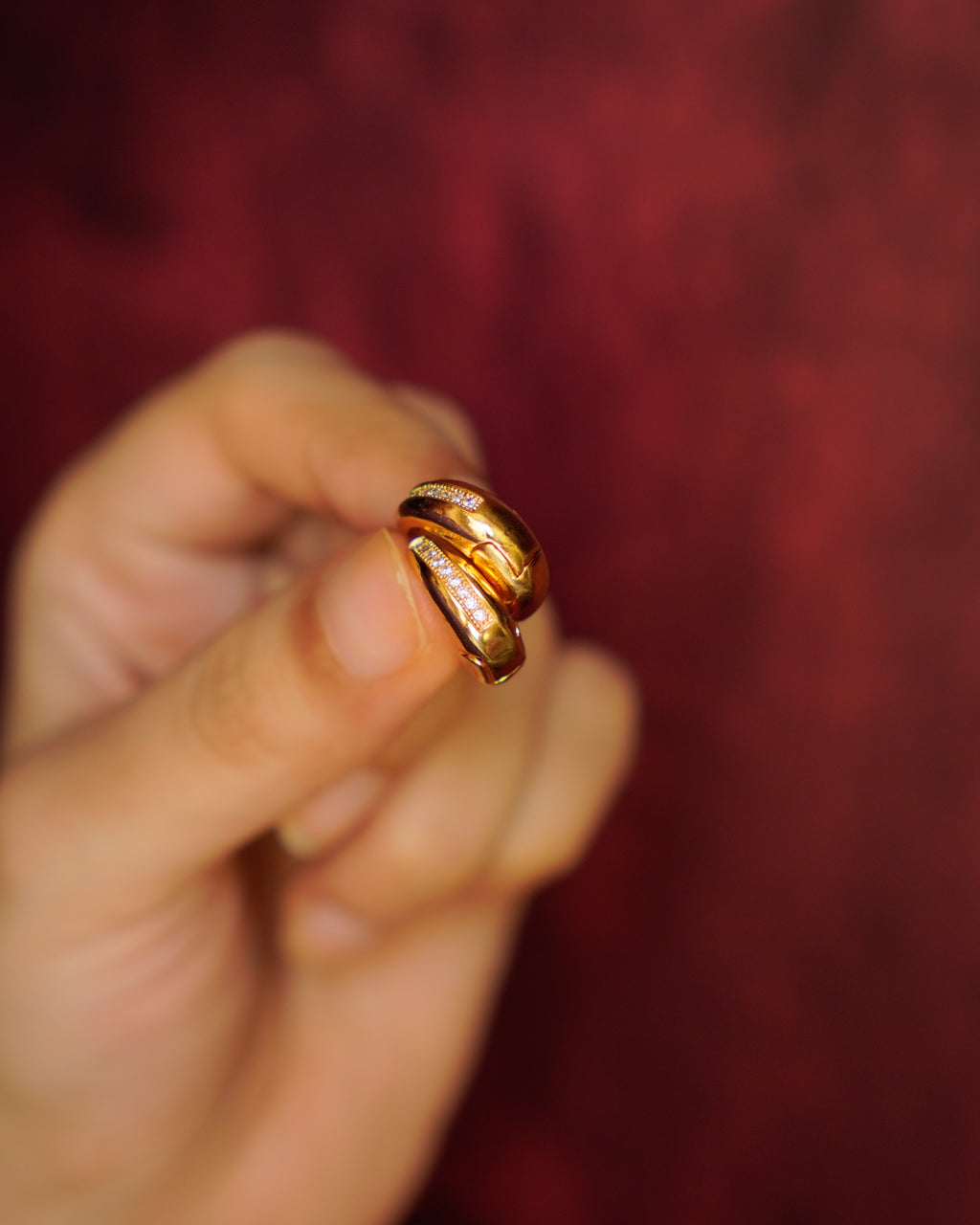 ORO- Gold Plated Minimal Round Hoops