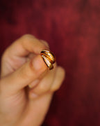 ORO- Gold Plated Minimal Round Hoops