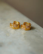 ORO- Intricate Minimal Hoops Earrings