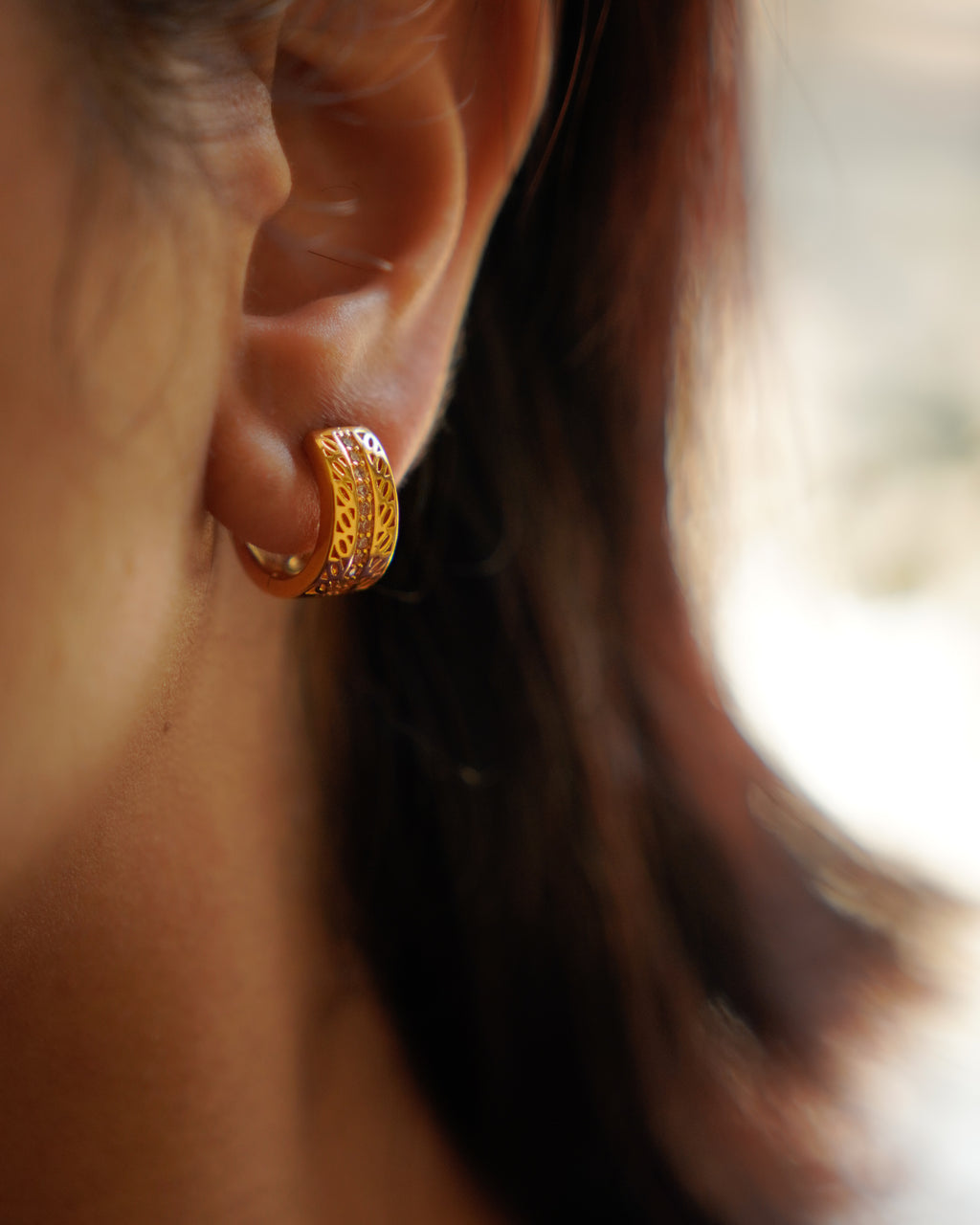 ORO-Classic Mini Hoops Earrings