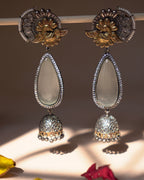 Anassa- Beautiful Coloured Stone Jhumka