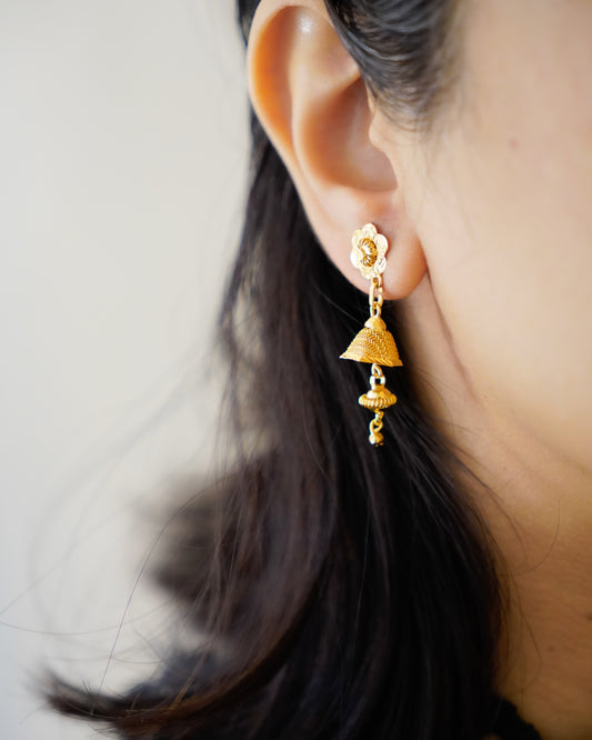 ORO- Mystic Floral Mini Jhumki