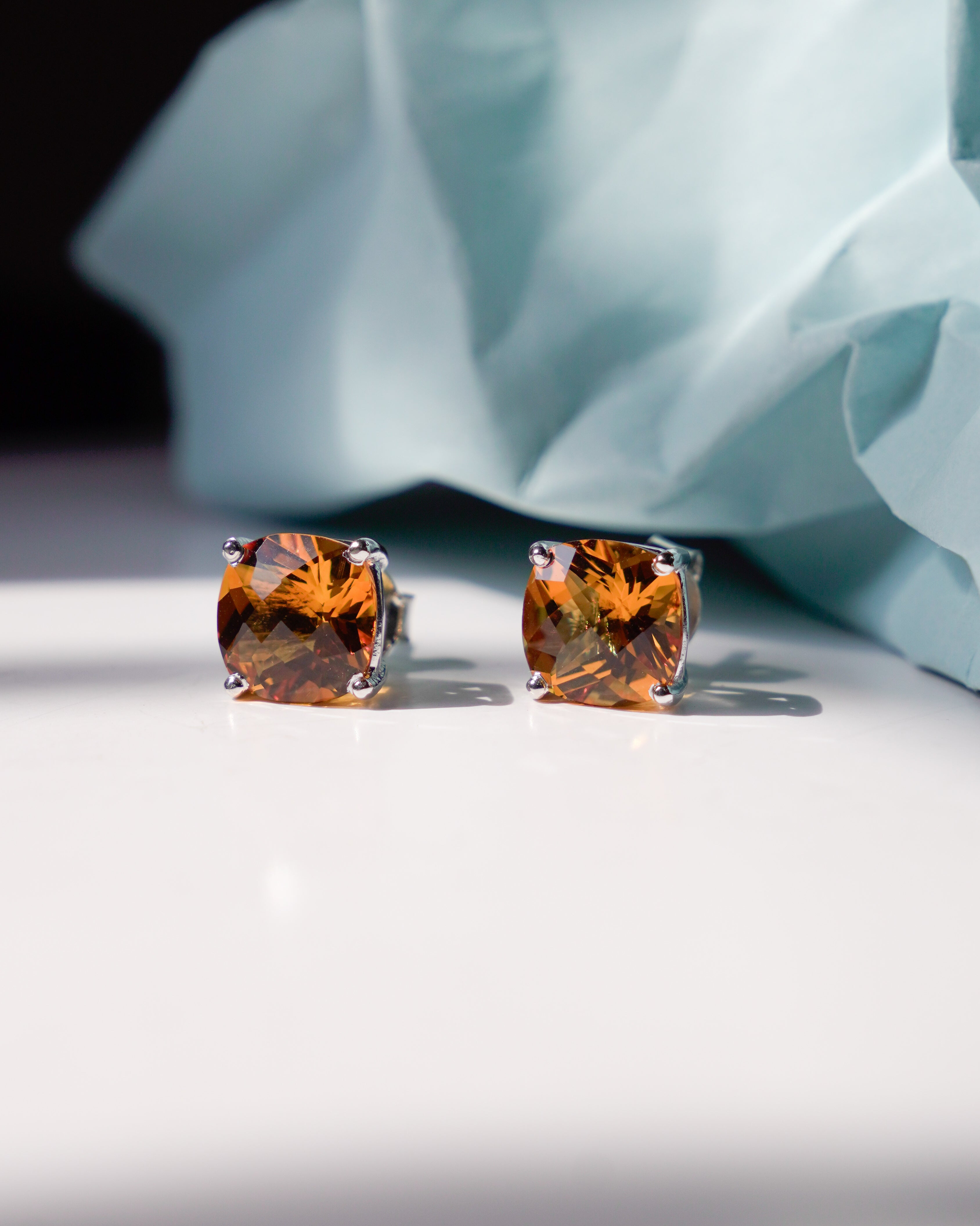 ARTEMIS- Cirtrine Earrings in 925 Silver