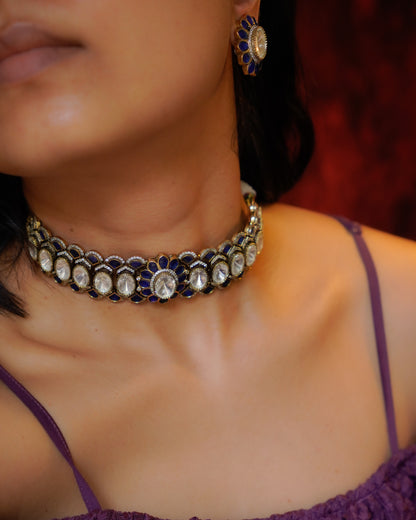 ZIKHIN- Maharani Splendor Elegant Choker Set