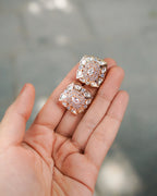 ROOP-Elegant Kundan-Style Gold-Plated Stud Earrings