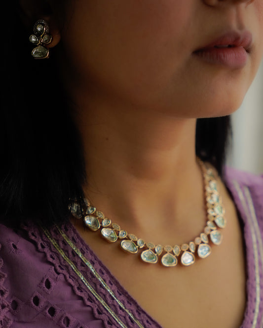 ROOP- Radiant Crystal Elegance Necklace Set