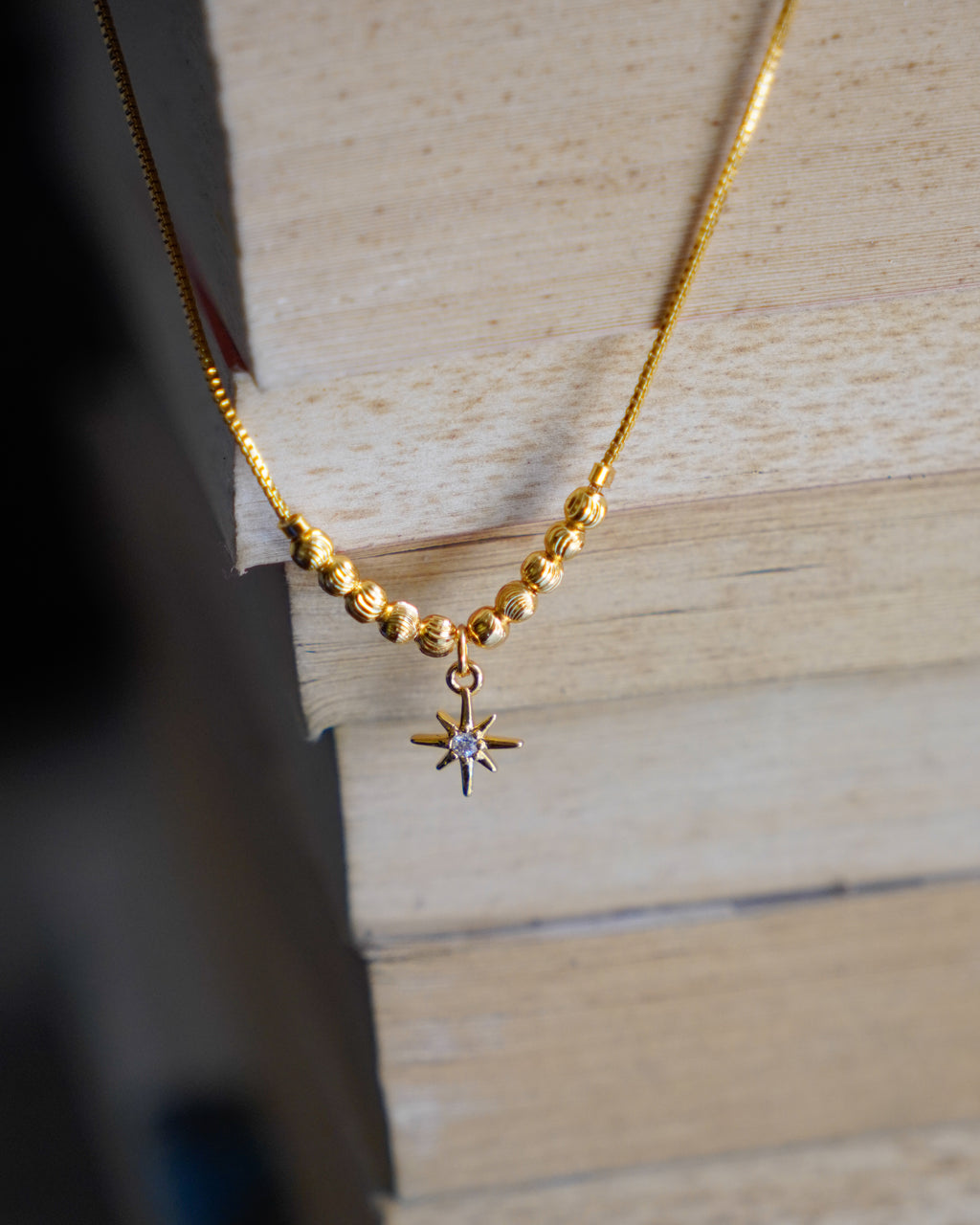 ORO-North Star Pendant Necklace