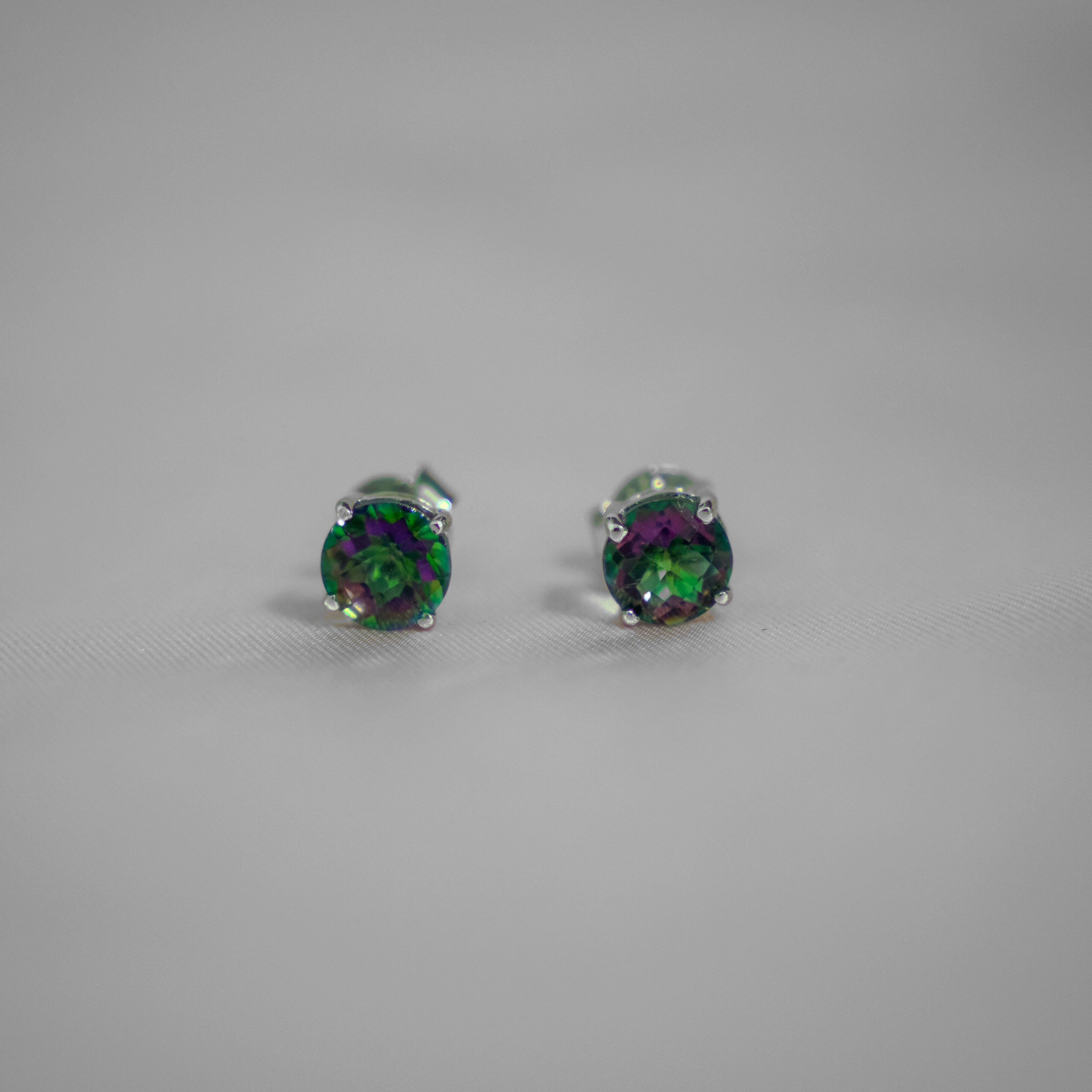 ARTEMIS- Mystic topaz Earrings In 925 silver