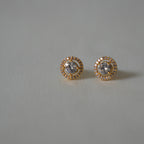 ORO-Gorgeous Bloom Diamond Earrings