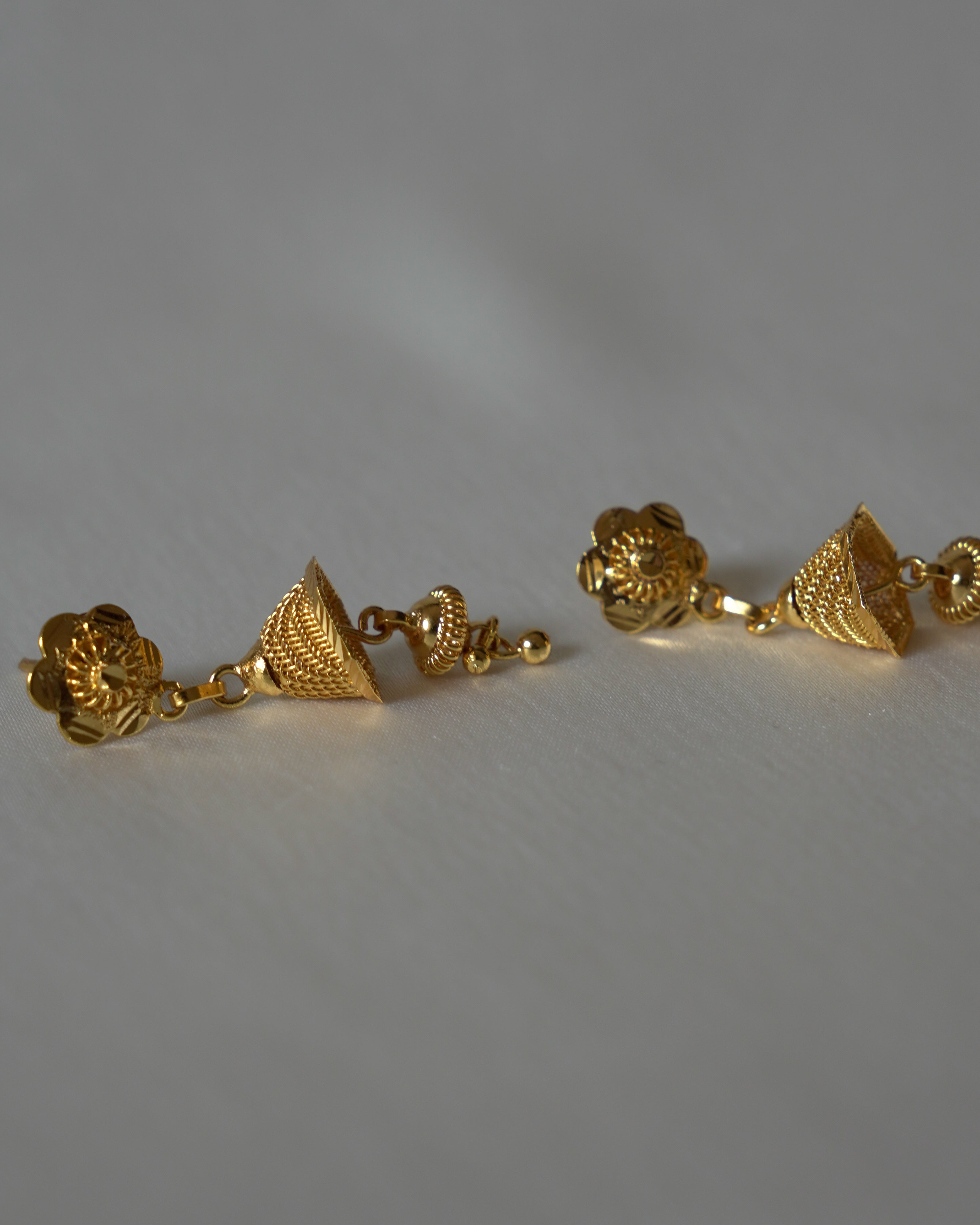 ORO- Mystic Floral Mini Jhumki