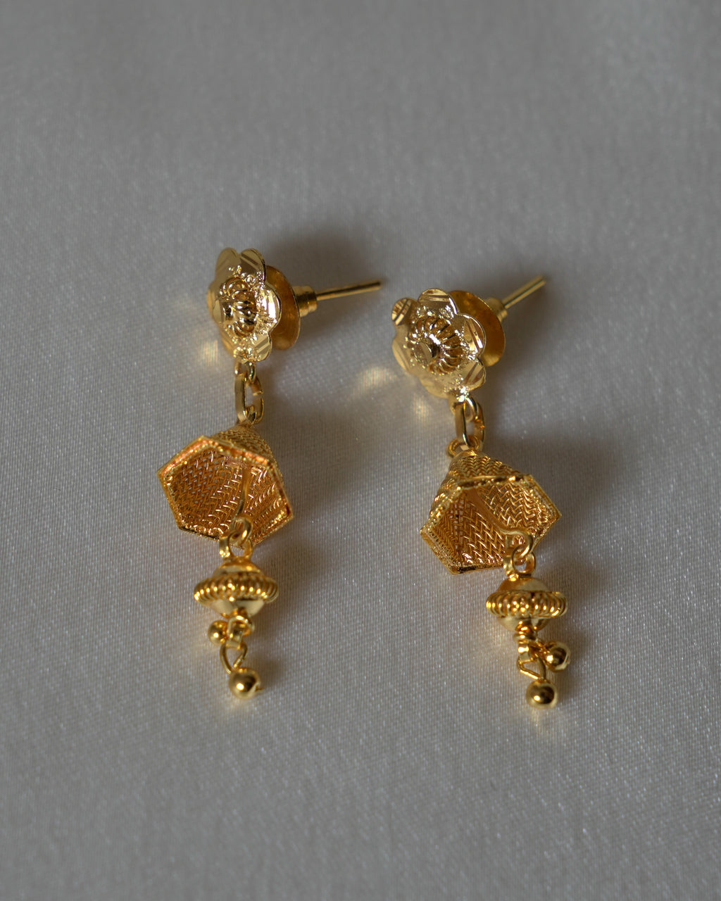 ORO- Mystic Floral Mini Jhumki