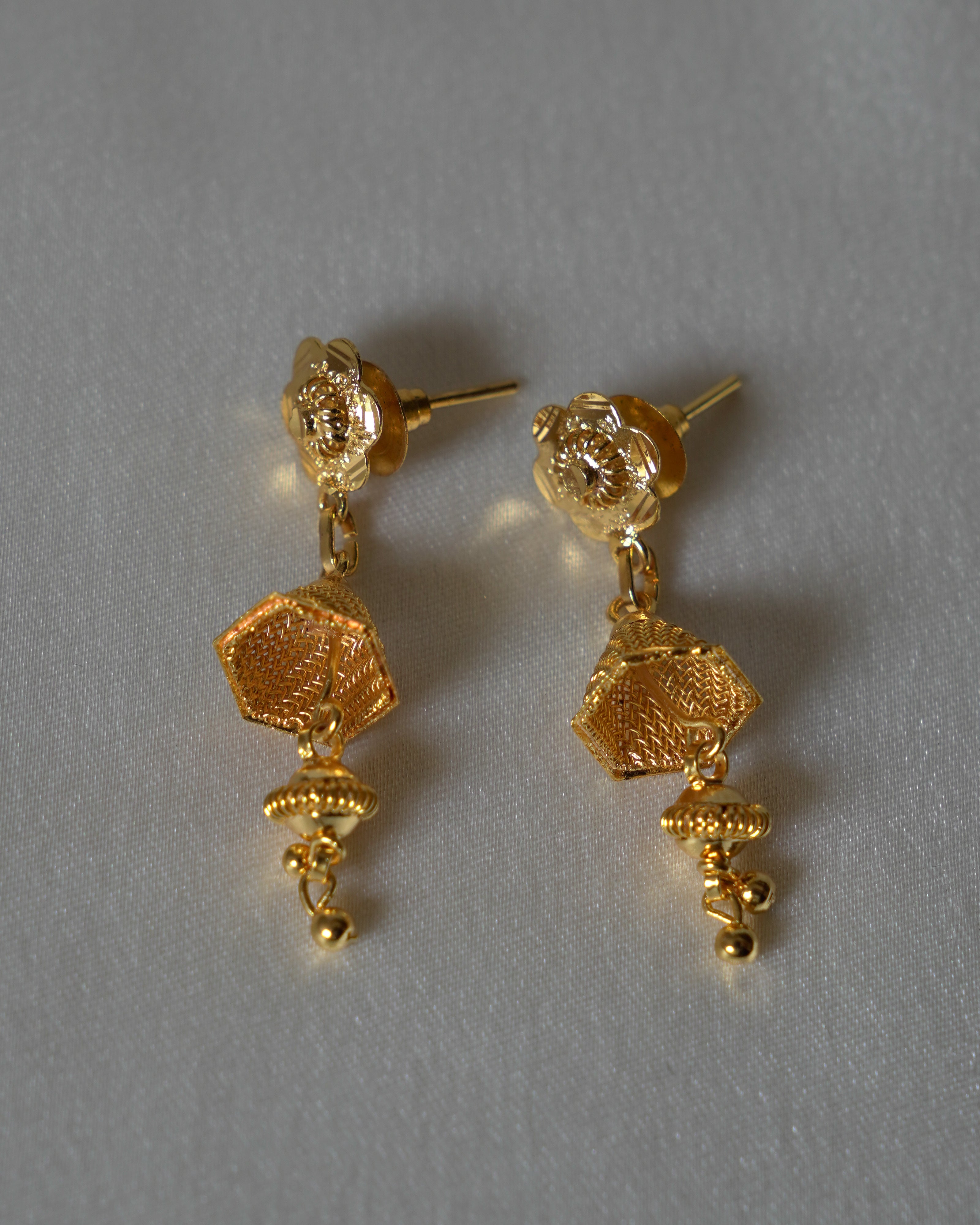 ORO- Mystic Floral Mini Jhumki