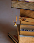 ORO- Golden Blooming Pendant set