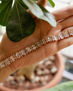 ZIKHIN- Pink Crazy Cocktail Party Necklace & Earrings Set