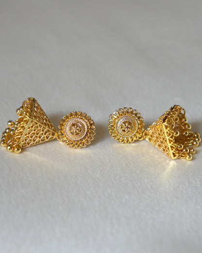 ORO-Enchanting Jhumka Earrings