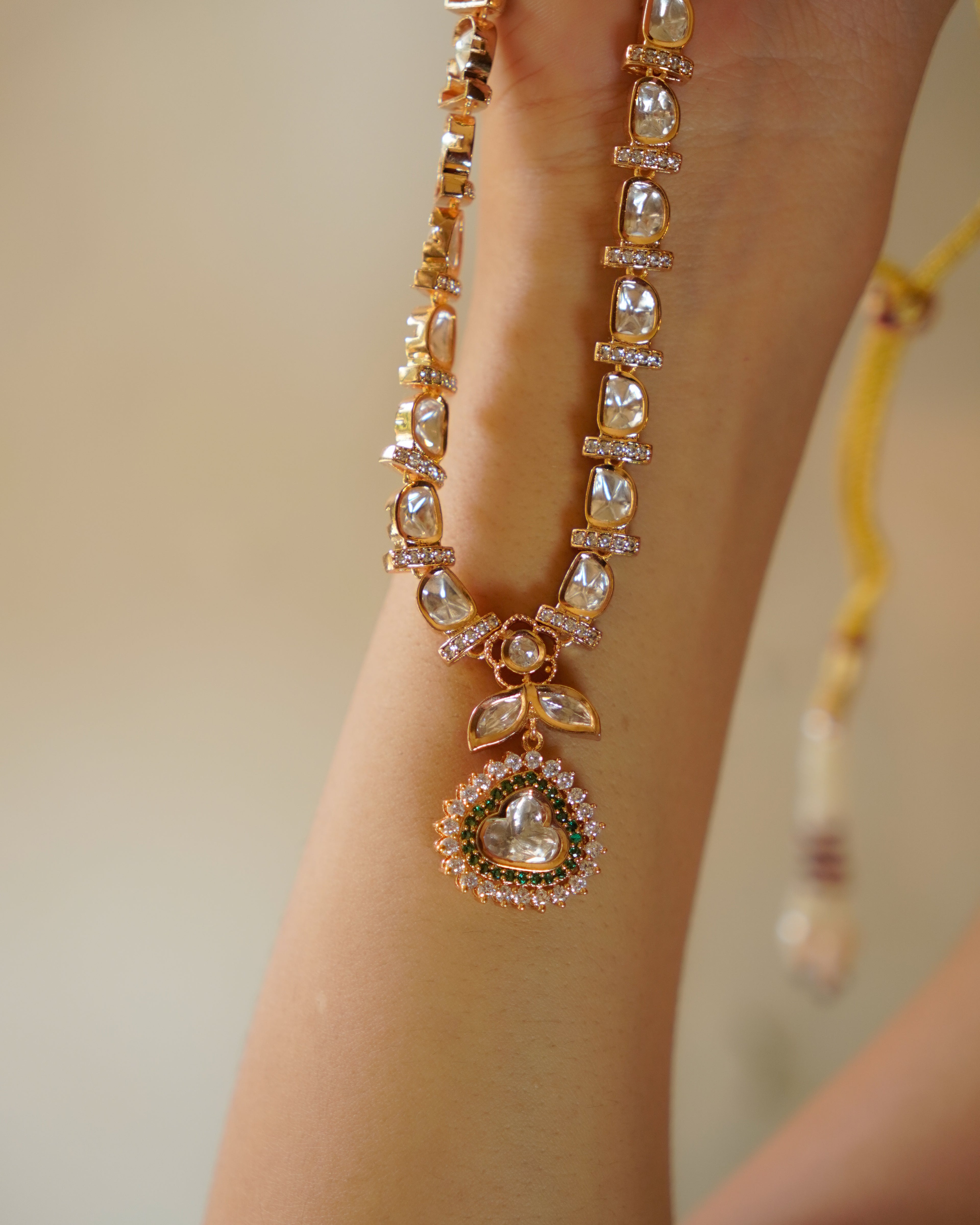 ROOP- Royal Charm Gold Plated Necklace Set