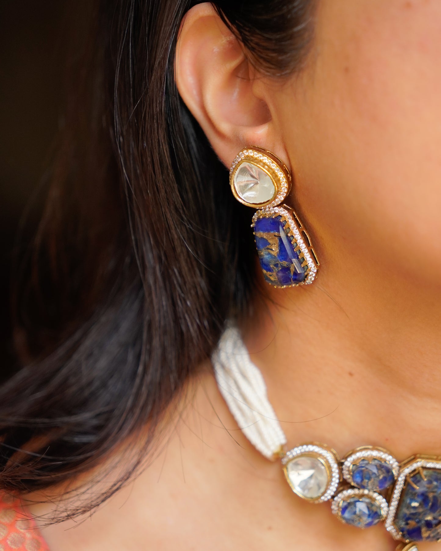 ZIKHIN- Royalty Necklace Choker Set