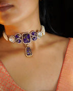 ZIKHIN- Royalty Necklace Choker Set