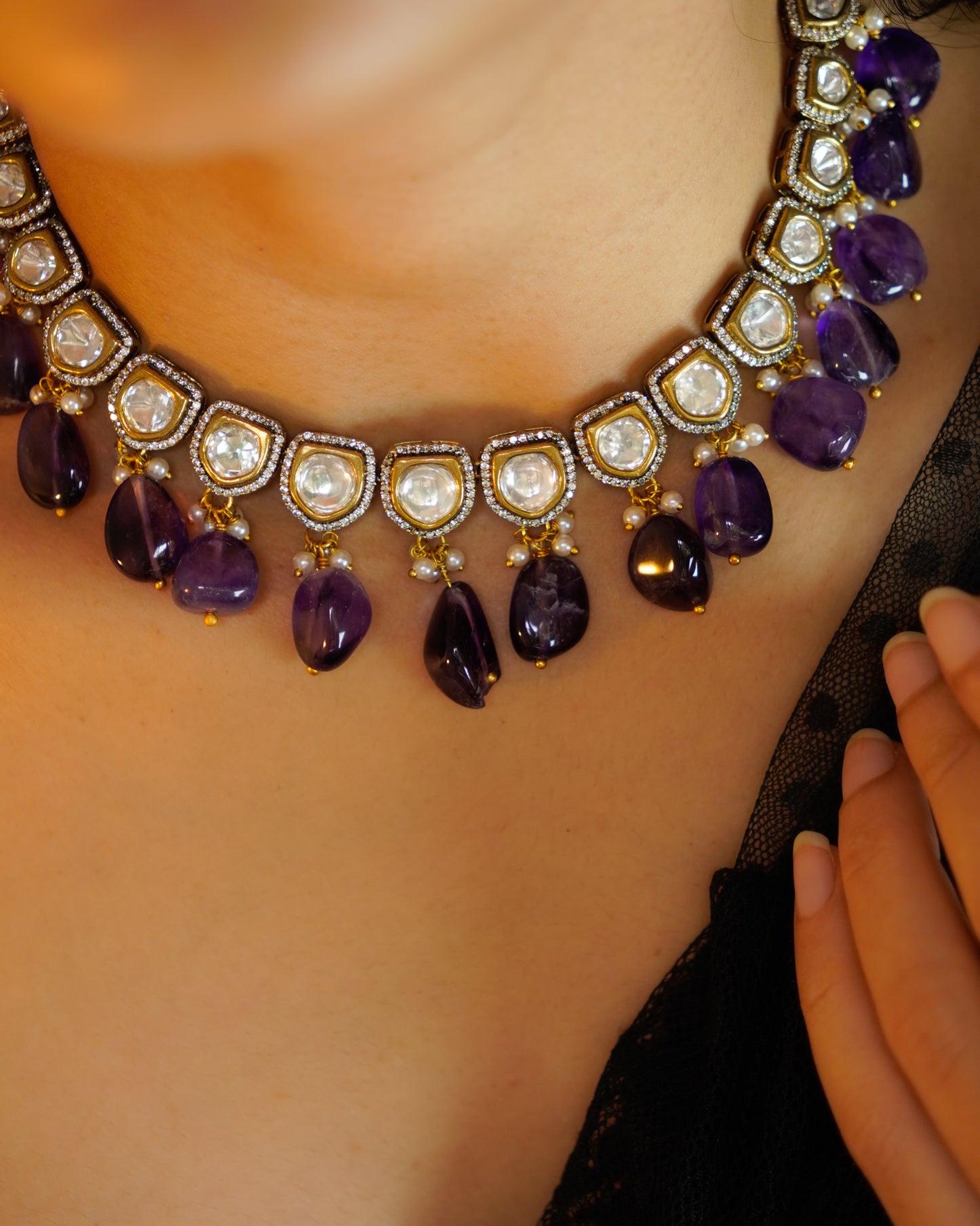 ZIKHIN- Exquisite Jewelry Set with Beads and Pearls