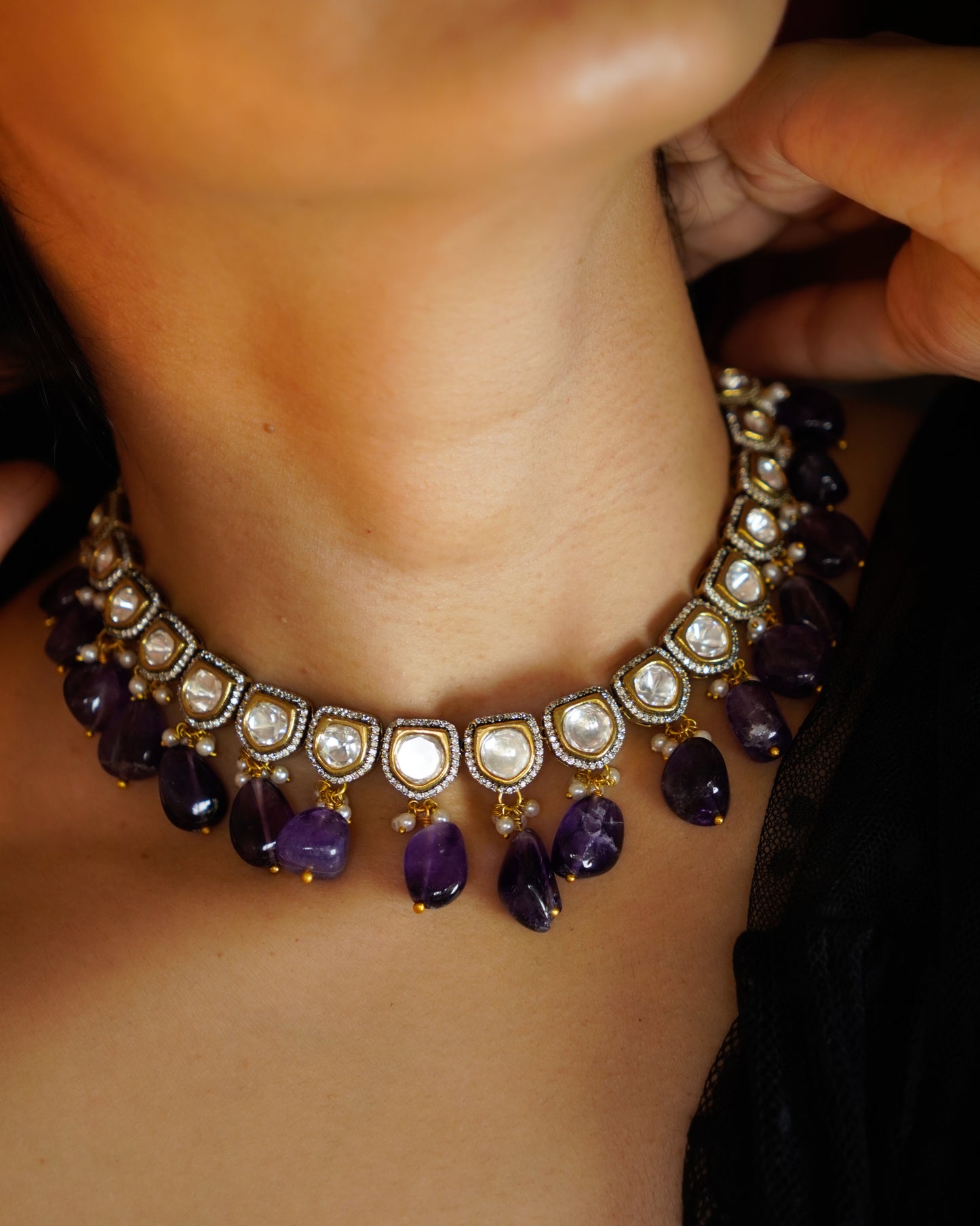 ZIKHIN- Exquisite Jewelry Set with Beads and Pearls