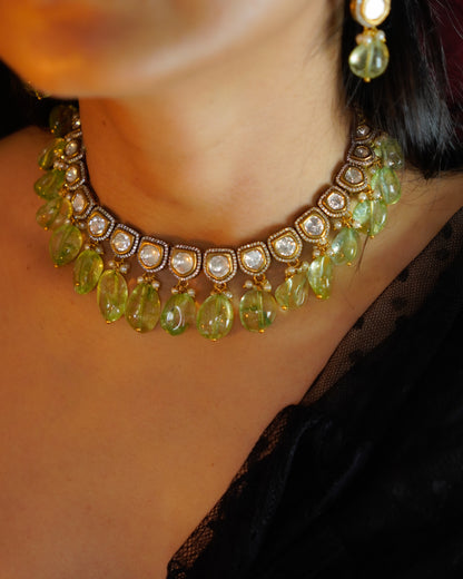 ZIKHIN- Exquisite Jewelry Set with Beads and Pearls
