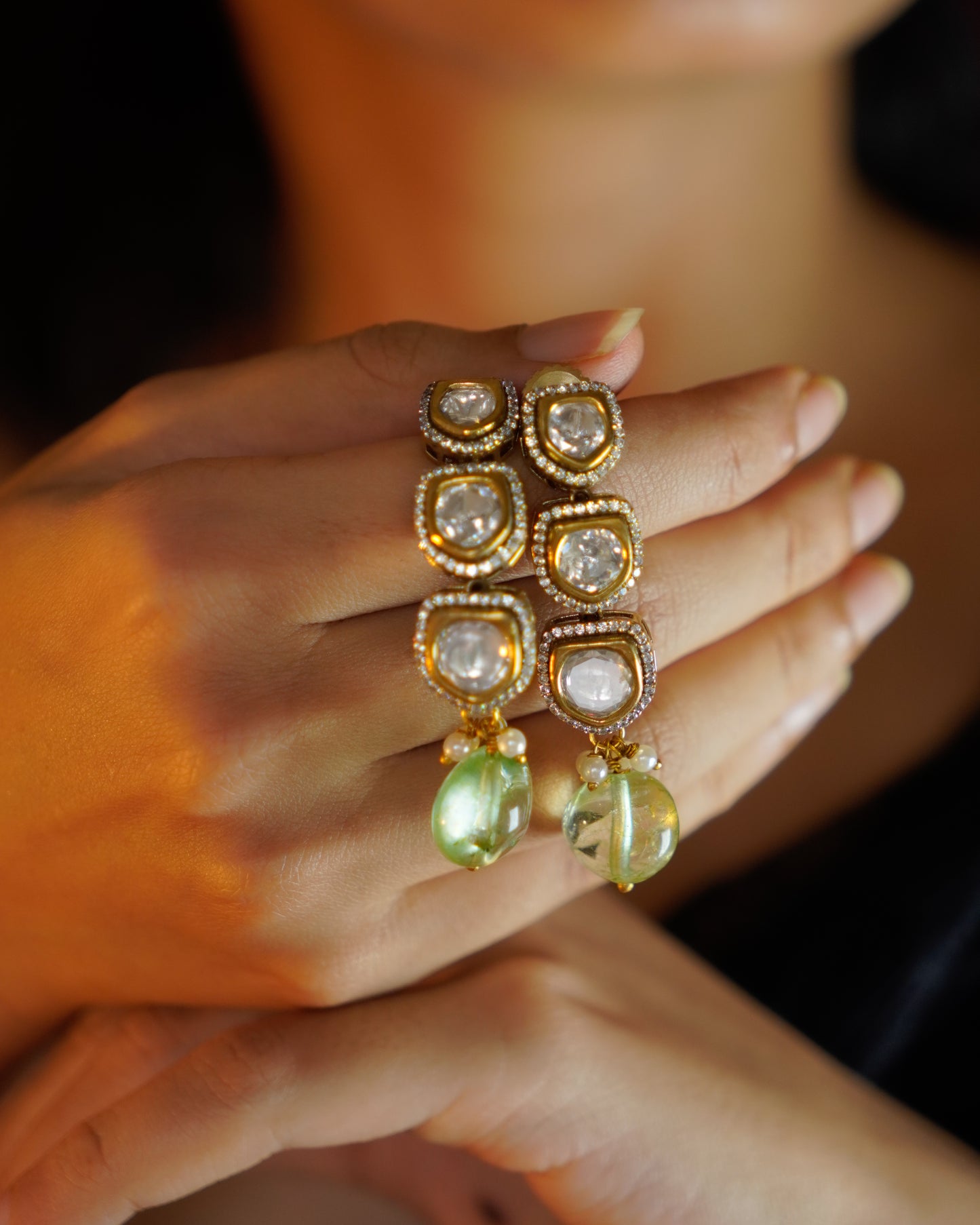 ZIKHIN- Exquisite Jewelry Set with Beads and Pearls