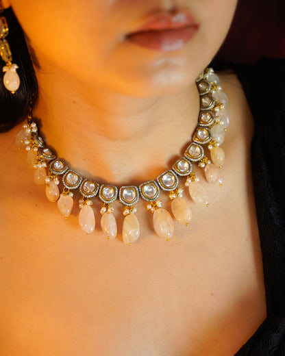 ZIKHIN- Exquisite Jewelry Set with Beads and Pearls