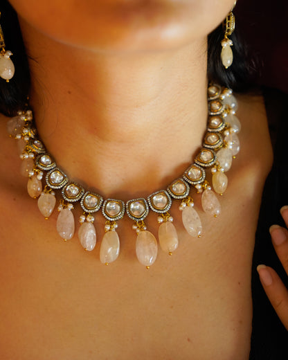 ZIKHIN- Exquisite Jewelry Set with Beads and Pearls