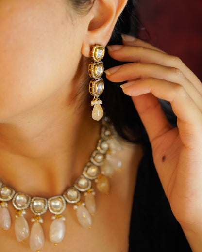 ZIKHIN- Exquisite Jewelry Set with Beads and Pearls