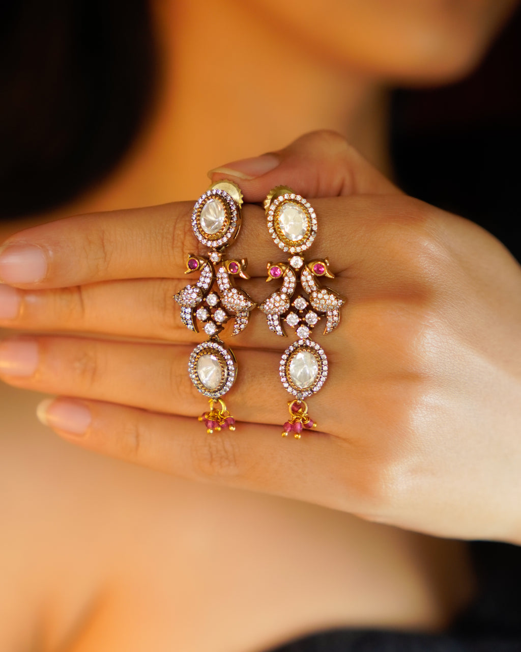 ZIKHIN- Peacock Motif Necklace