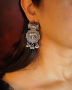 Anassa-Pink Colour Folk Art Necklace Set