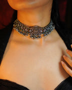 Anassa- Floral Devi Choker Necklace Set