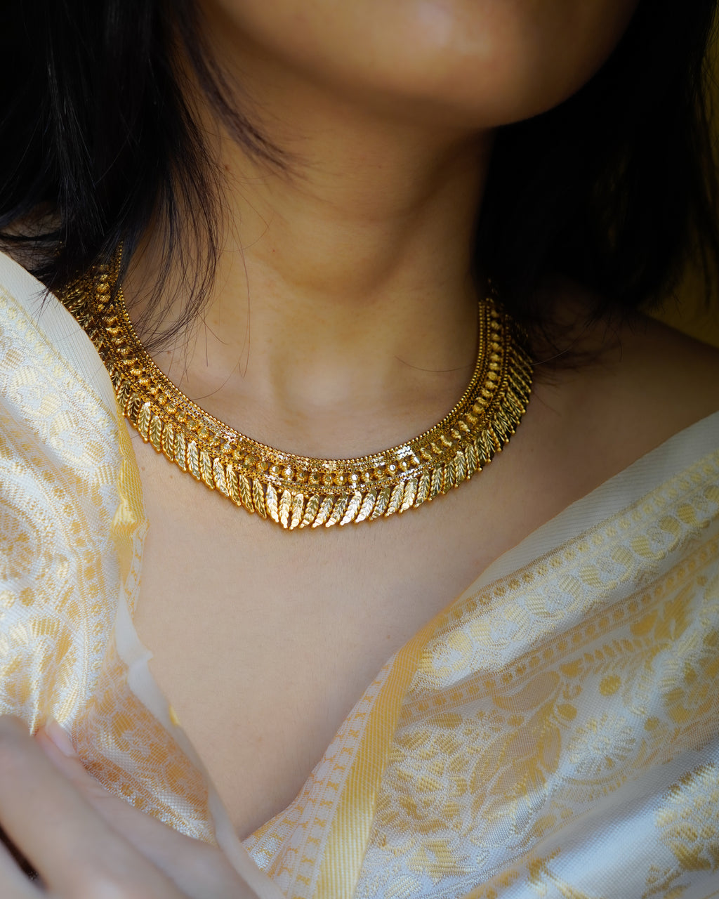 ORO- Gold Necklace Set