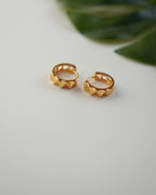 FLORA- Geometric Mini Hoop Earrings