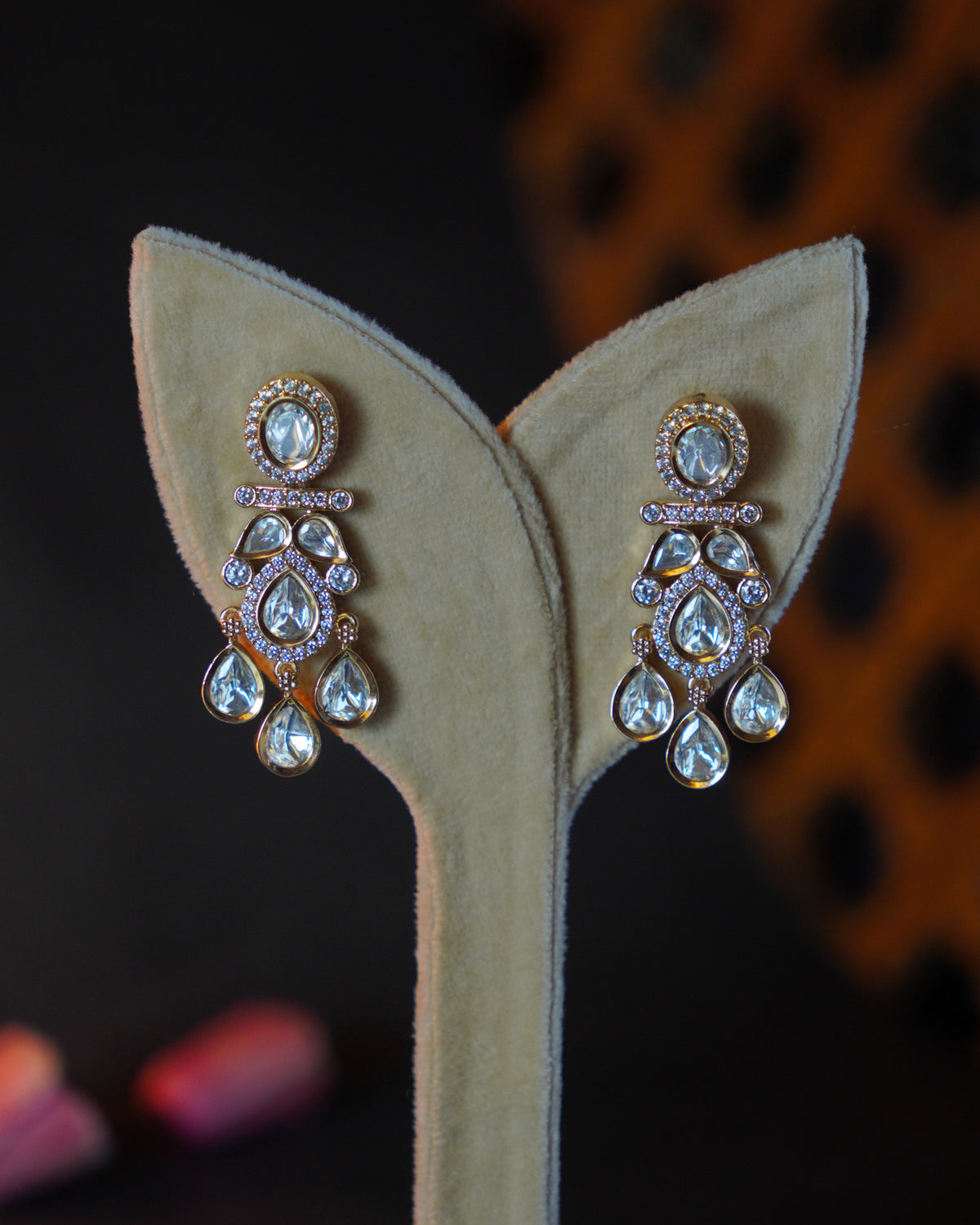 ROOP-Ethereal Luxe Statement Earrings