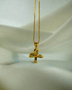 FLORA-  Bow Pendant Set with Earrings