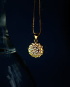 FLORA-AD Pendant Necklace & Stud Earrings Set