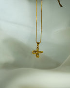 FLORA-  Bow Pendant Set with Earrings